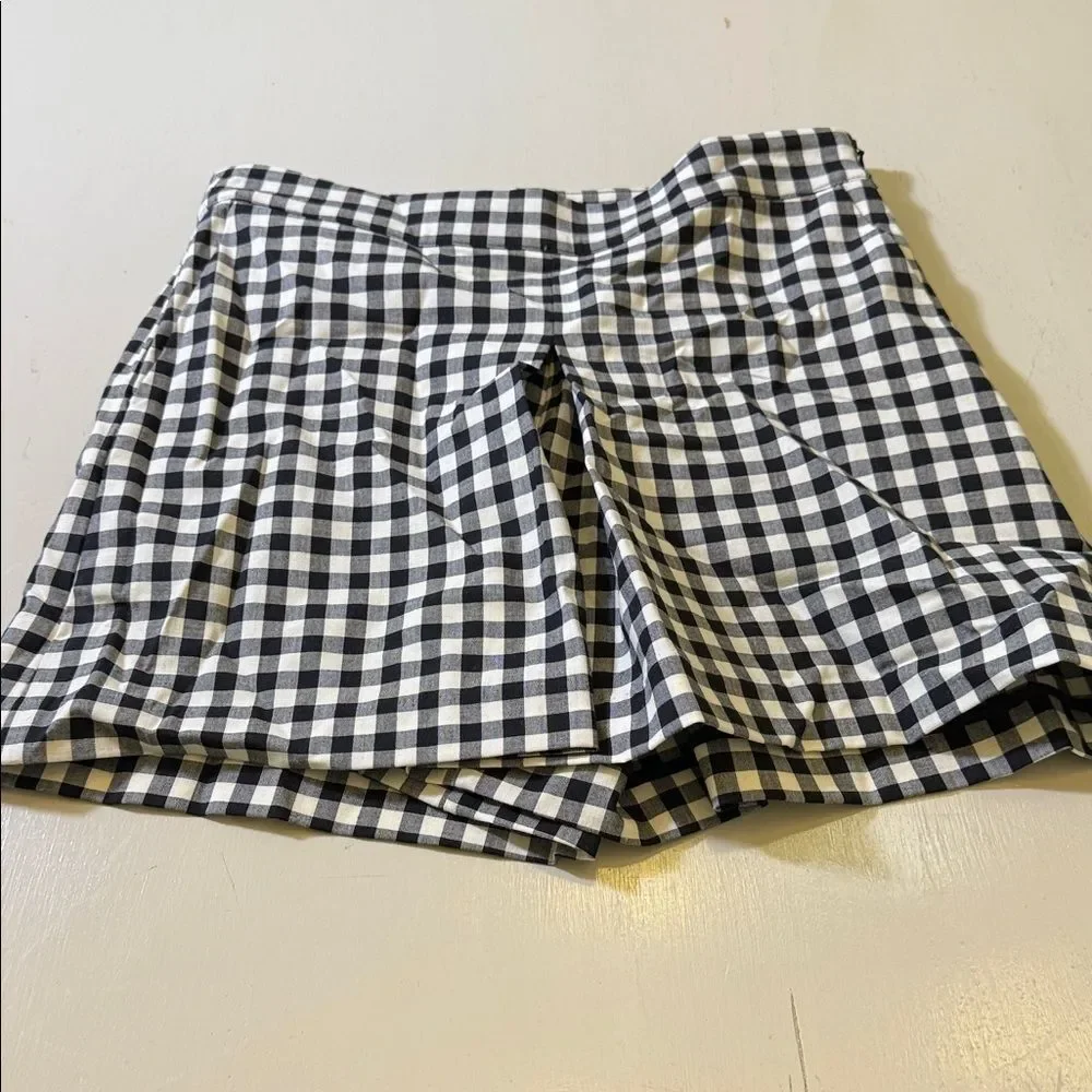 Madewell Gingham Mini Skort Size 00